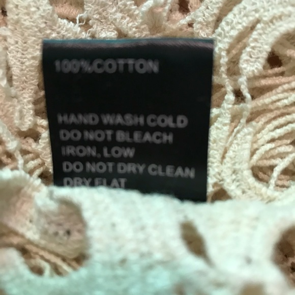 NWT POL Cream Floral Coverup (Medium/Large) - Picture 11 of 13